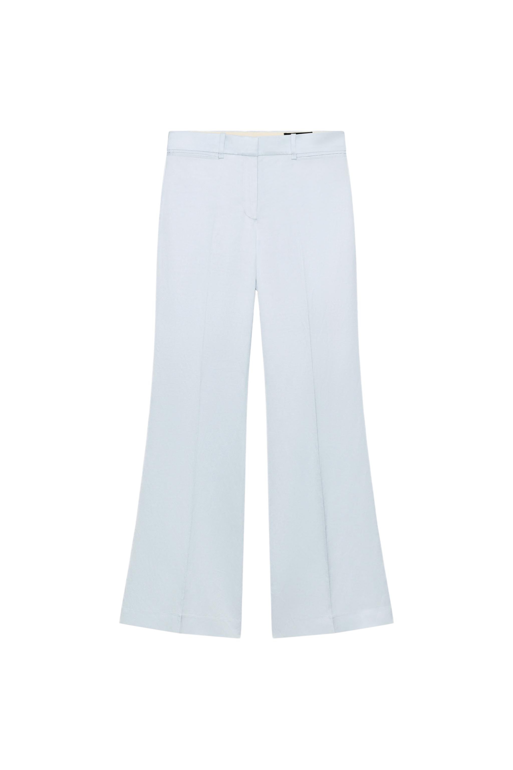PANTALÓN FLARE CON LINO ZW COLLECTION