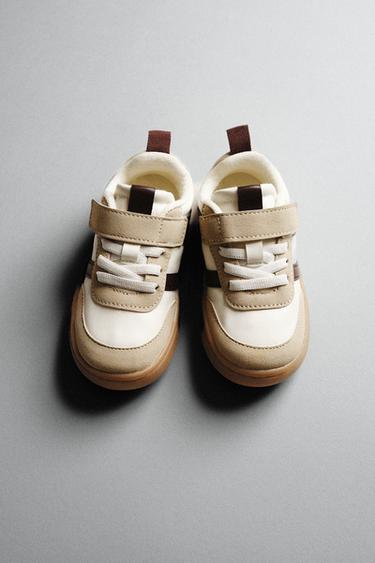 Zara RETRO BAREFOOT SNEAKERS - White