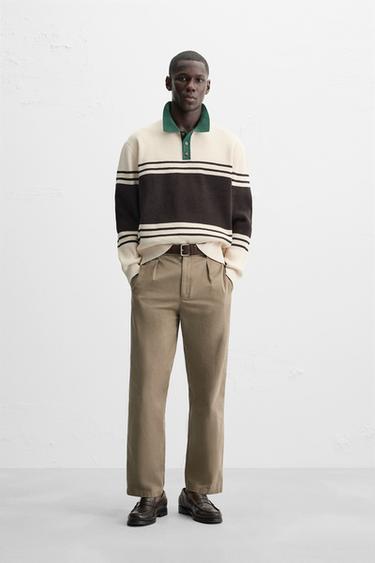 POLO PUNTO TEXTURA - Cru / Marrón de Zara - Imaxe 0