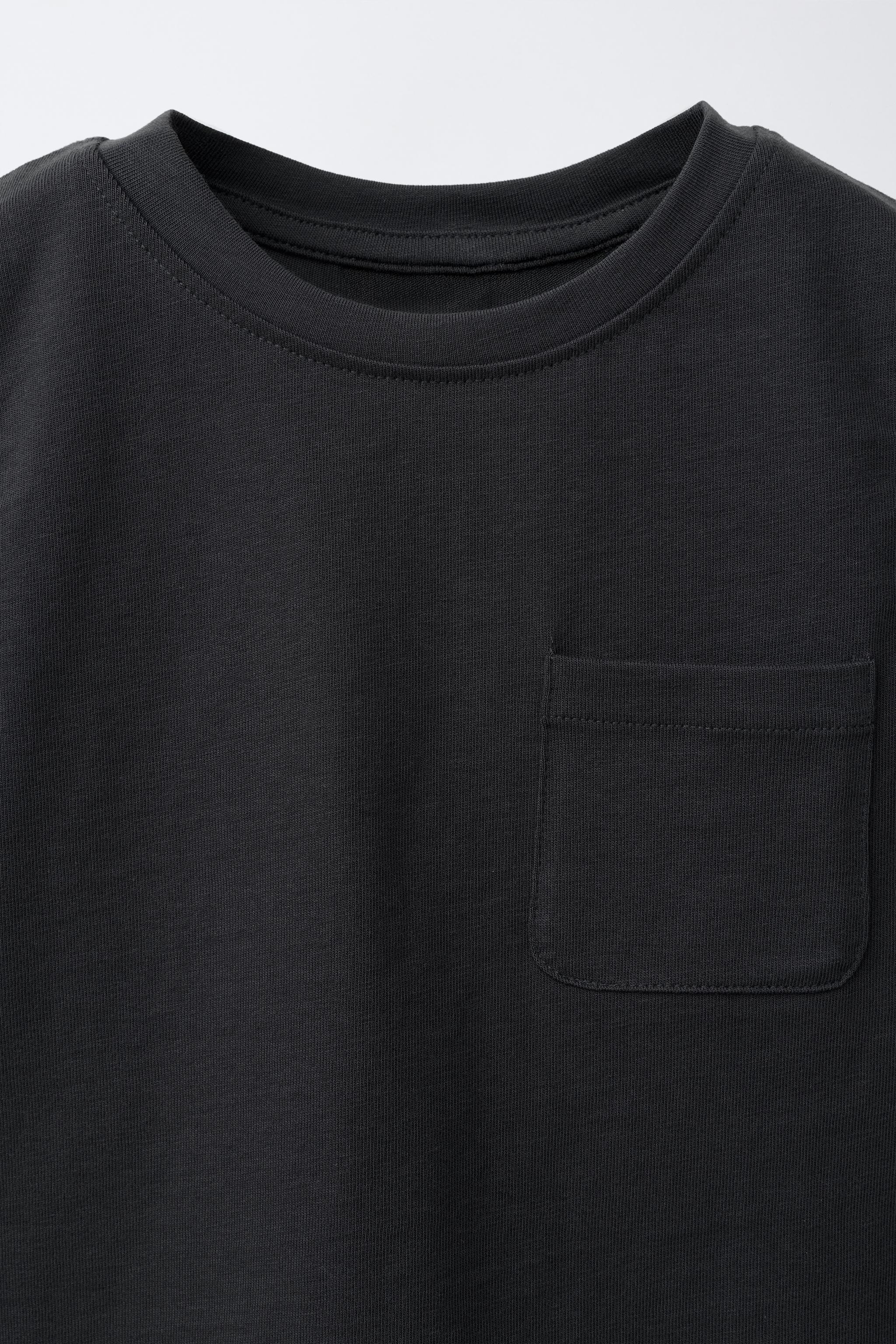 PLAIN POCKET T-SHIRT