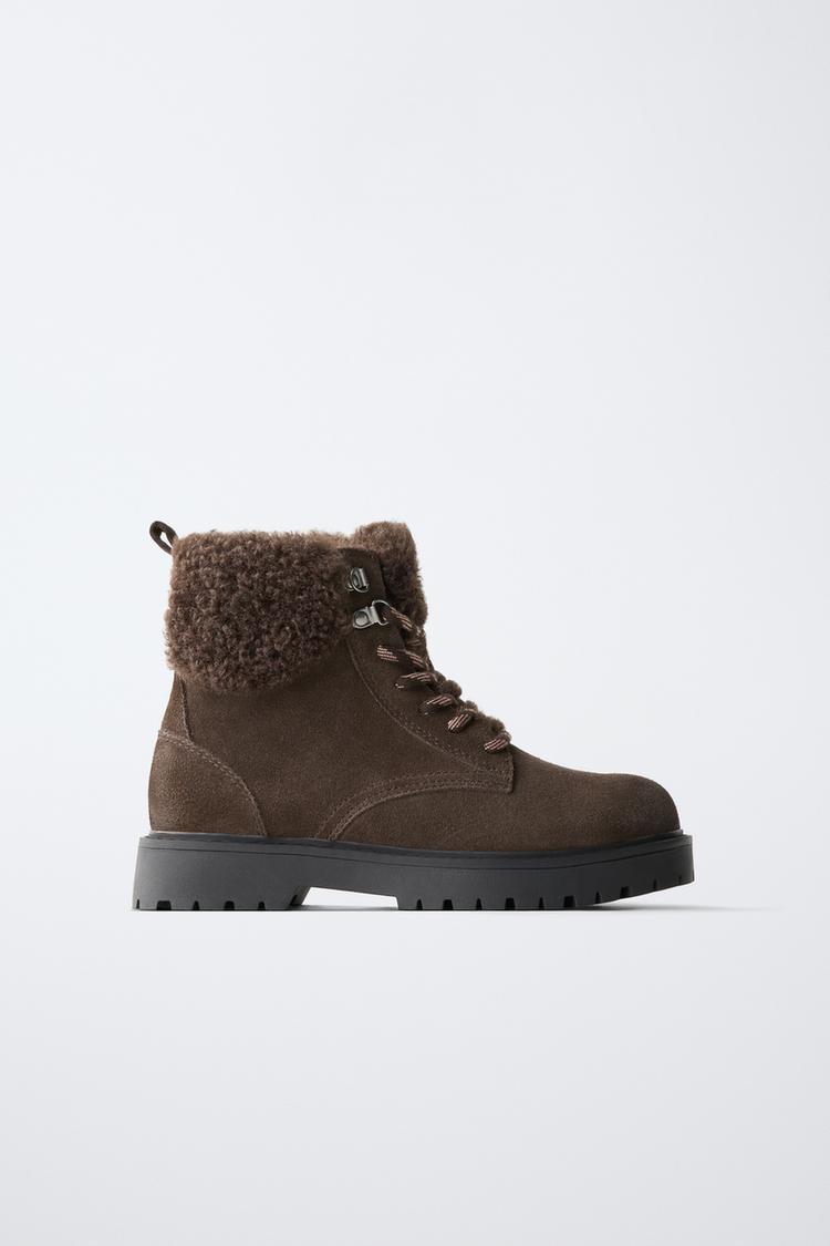 Botin borreguillo piel