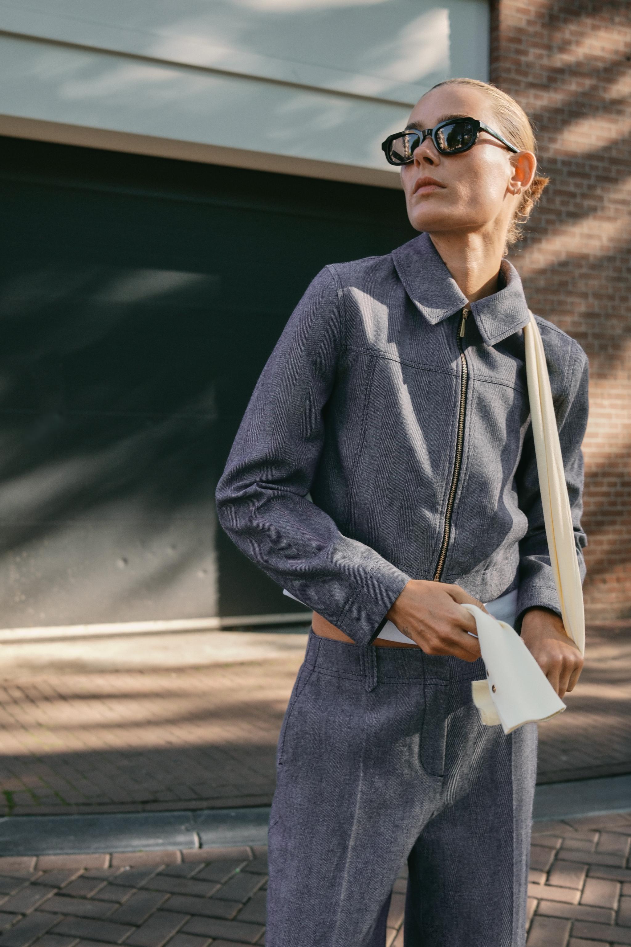 STITCHED PANTS WITH BELT LOOPS