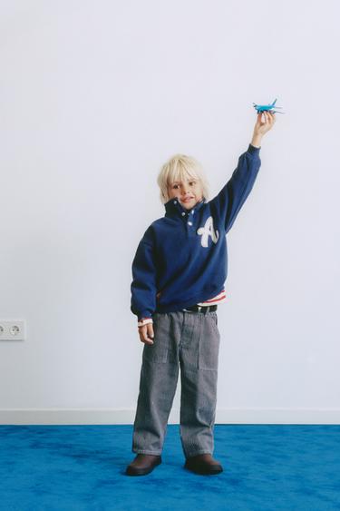 Zara VREĆASTE PRUGASTE PANTALONE – raznobojno