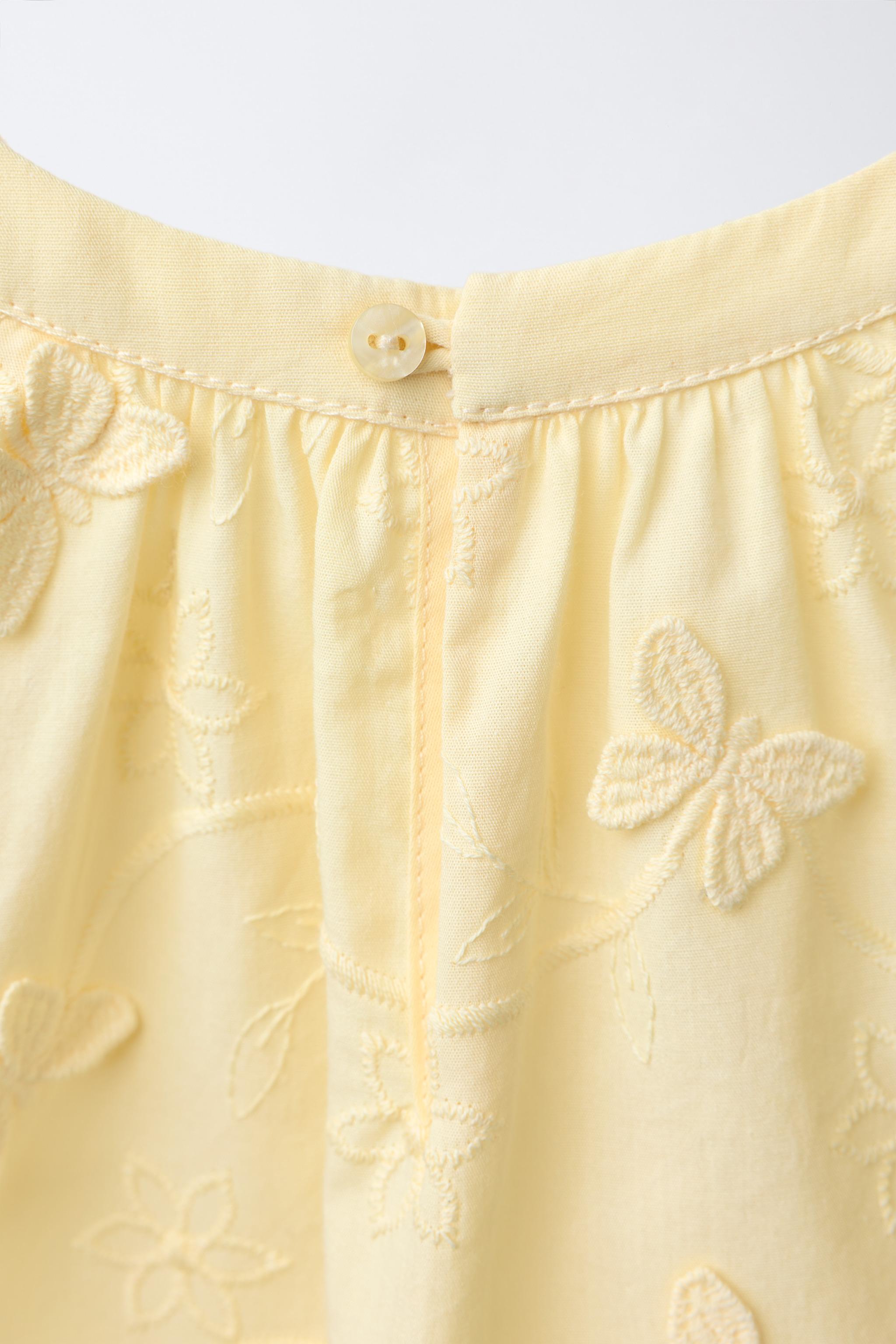 BLOUSE PAPILLONS TULLE
