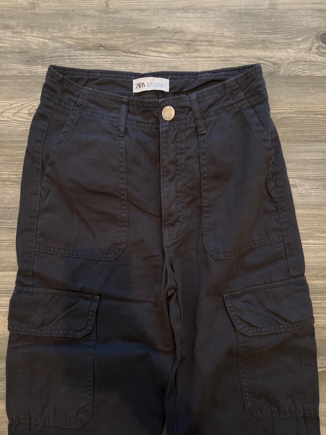 HIGH-RISE STRAIGHT TRF CARGO TROUSERS - Image 2
