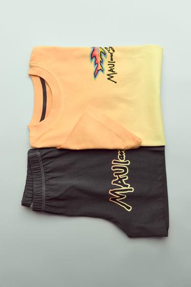6-14 YEARS/ MAUI & SONS ® PYJAMAS - Orange by Zara