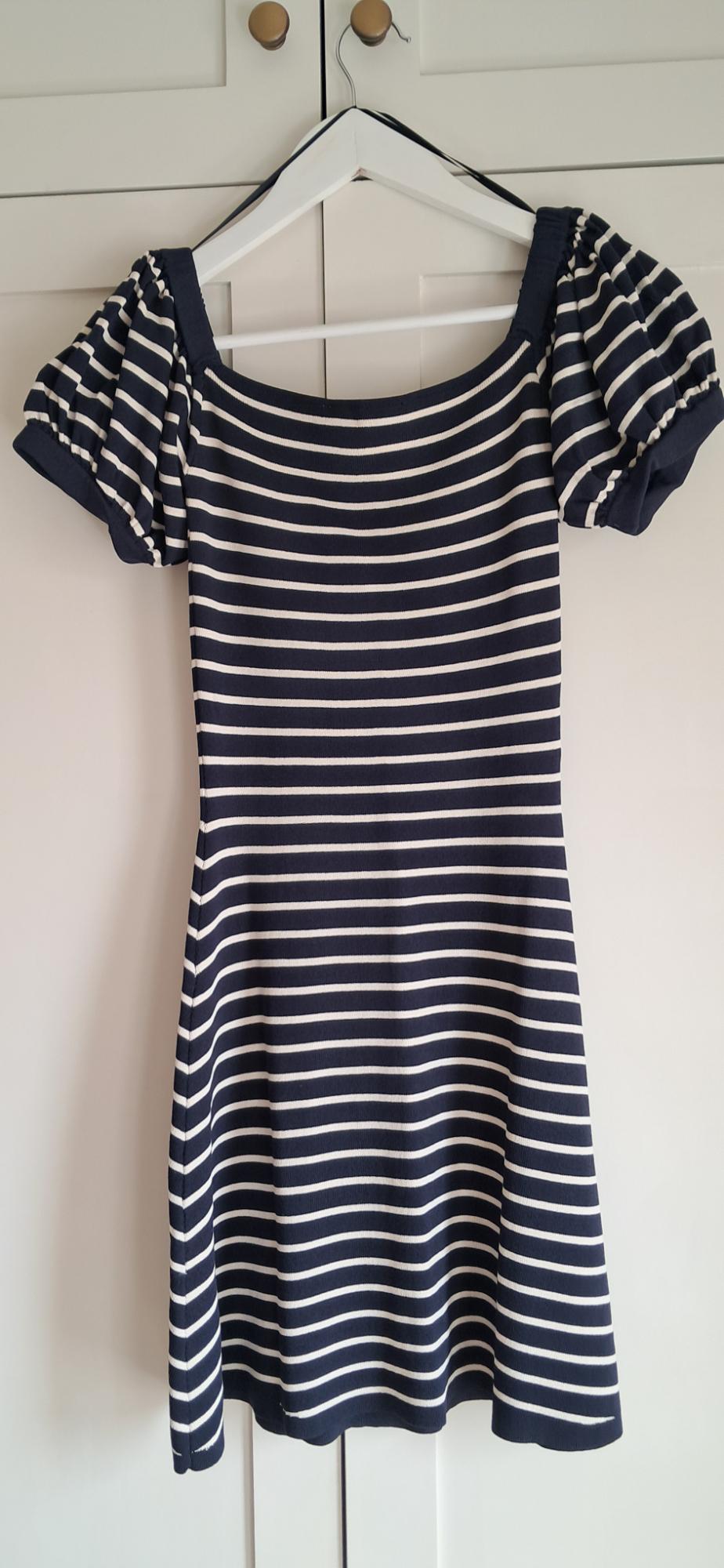 KNIT DRESS WITH PUFF SLEEVES - Image 3