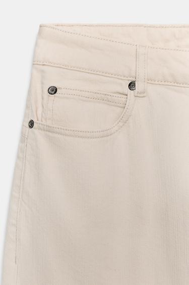 JEAN ZW COLLECTION LOOSE BARREL TAILLE NORMALE - Écru de Zara - Image 8