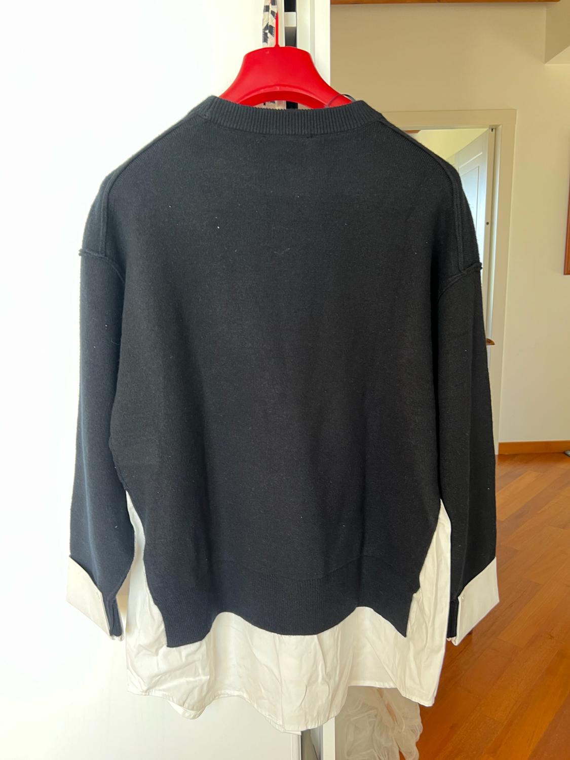 JUMPER WITH CONTRAST POPLIN - Image 5