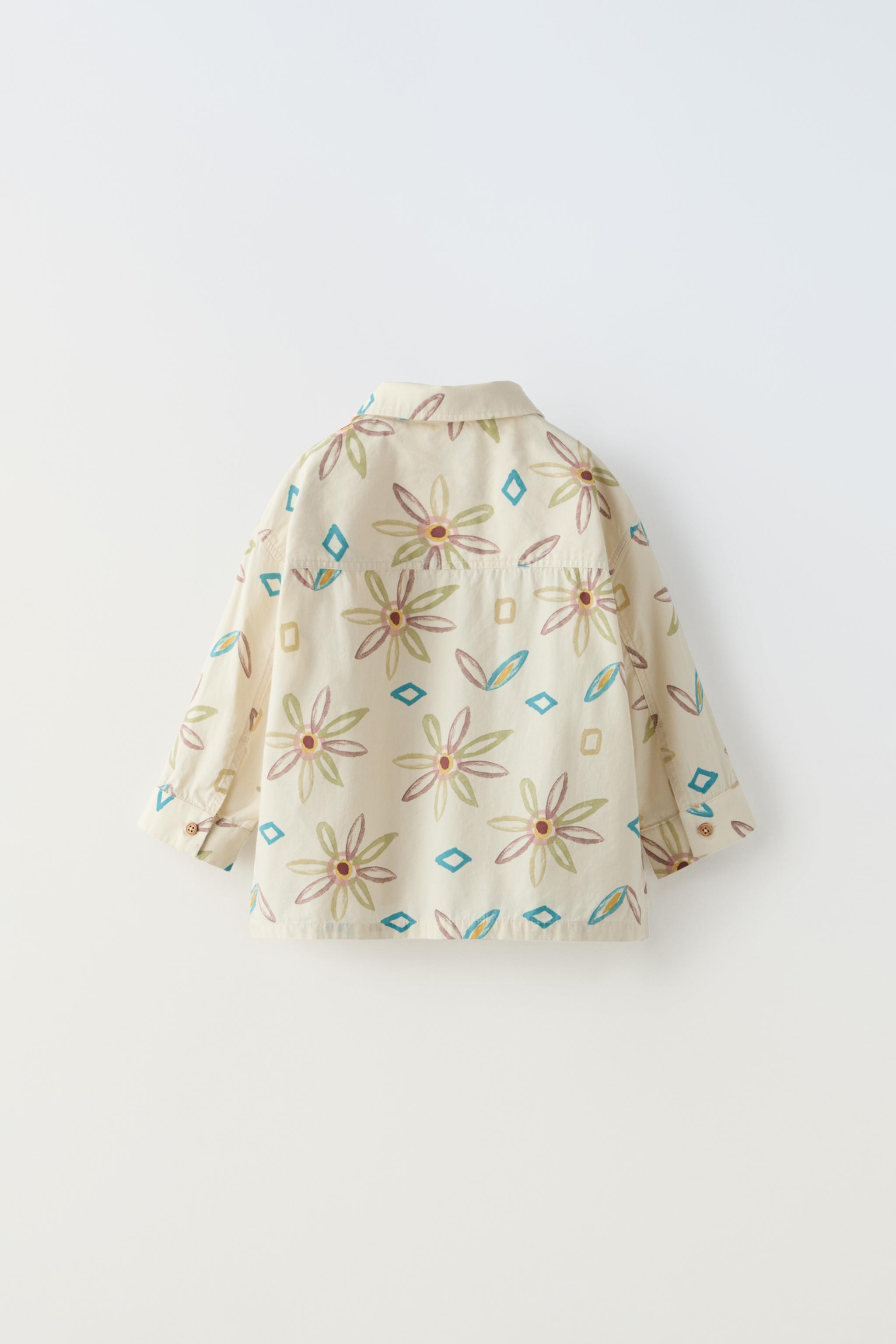 Camicia a fiori zara shop