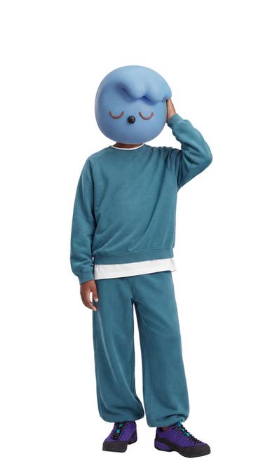 ENSEMBLE SWEAT ET PANTALON DE JOGGING GARMENT DYE - Bleu de Zara