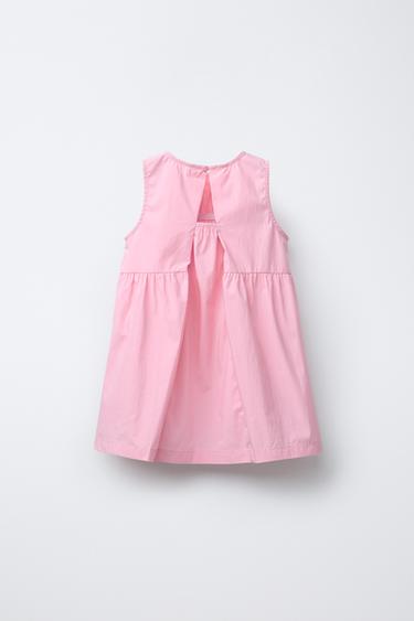 ROBE À VOLUME AVEC ÉLASTIQUES - Rose de Zara - Image 1