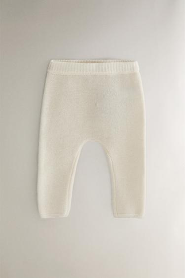 아기용 캐시미어 레그워머 - Zara 스크래치 화이트