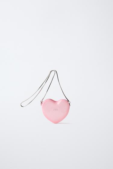 SAC BANDOULIÈRE CŒUR - Rose de Zara