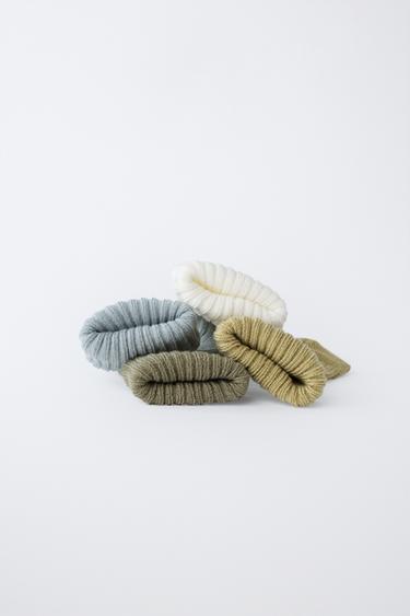 4-PACK OF COLOURED SOCKS IN A BOX - Mid-green by Zara - Image 2