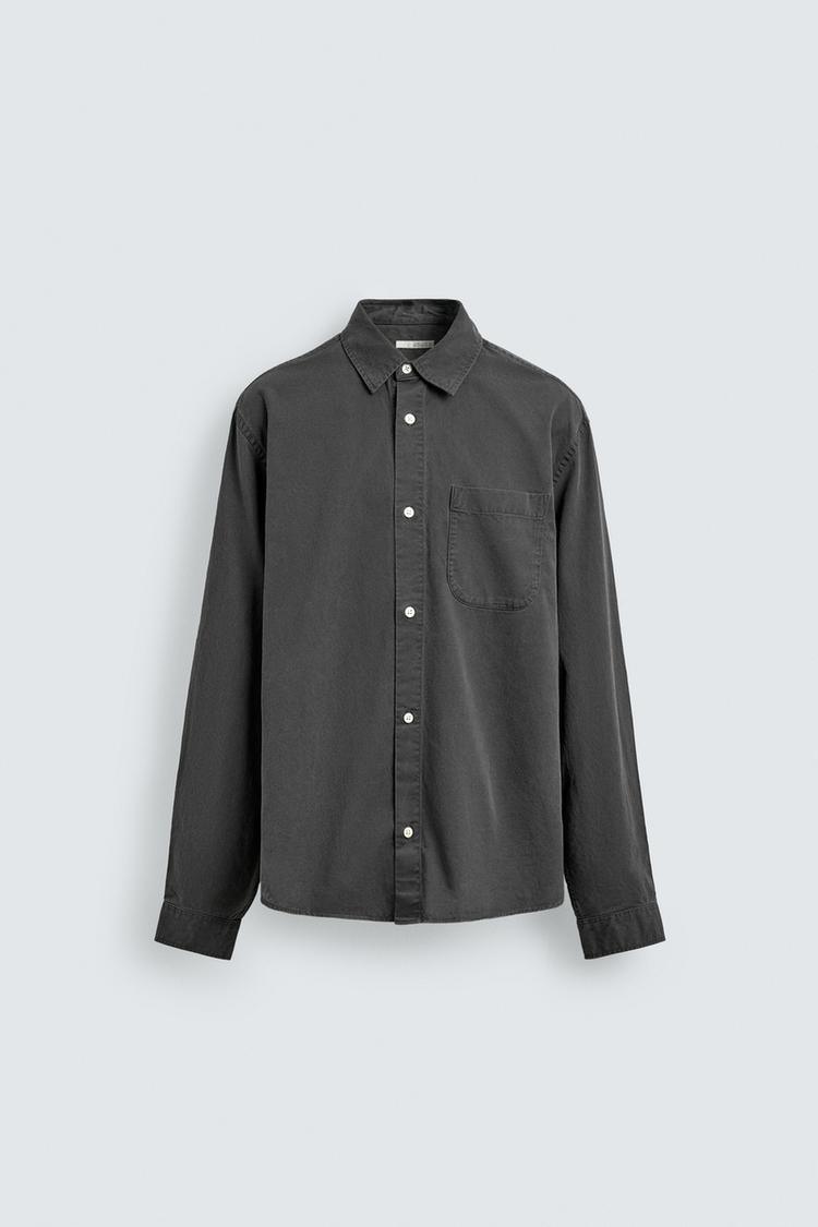 ZARA WASHED FLOWING SHIRT