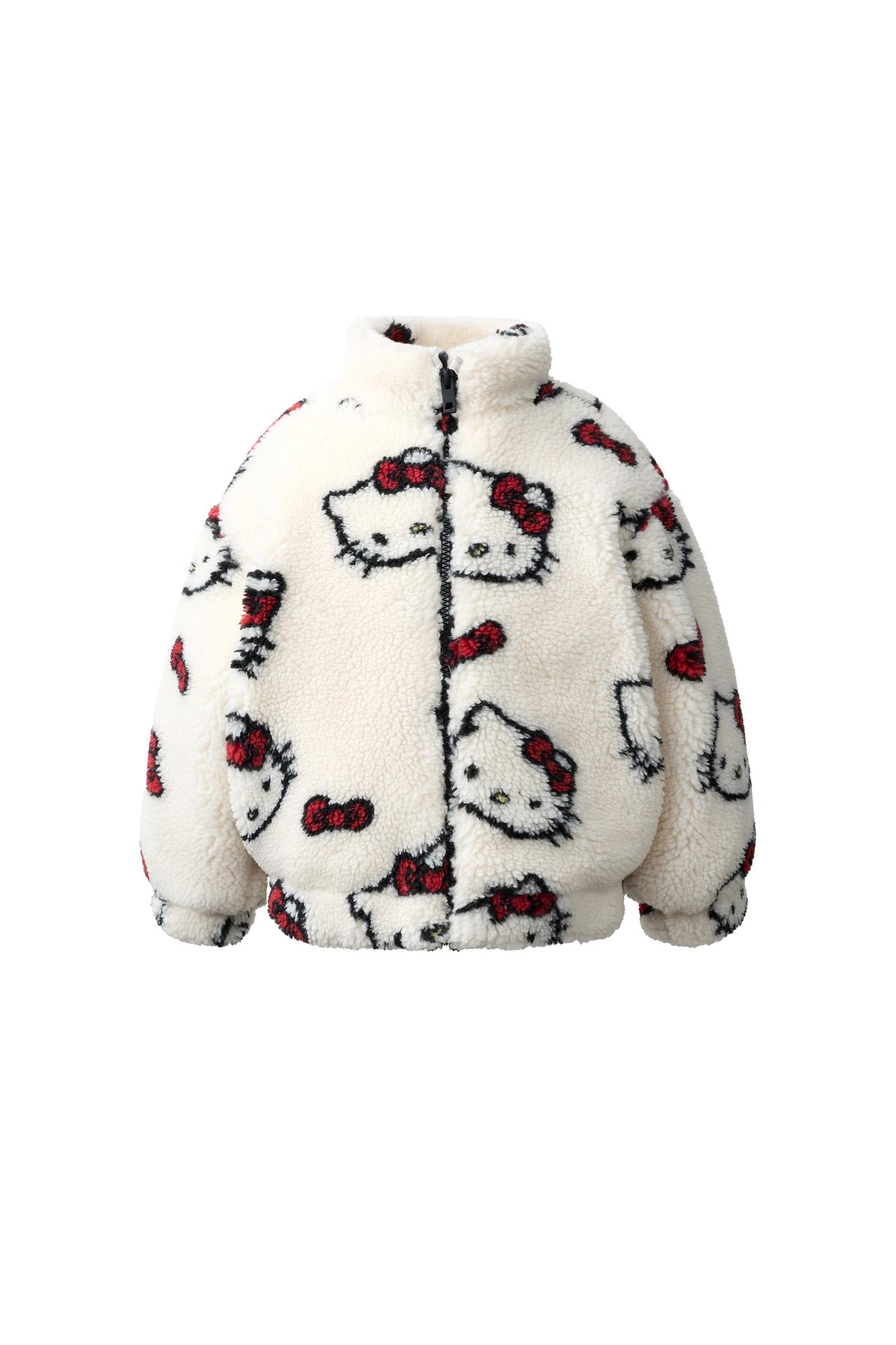 HELLO KITTY © SANRIO FAUX SHEARLING JACKET