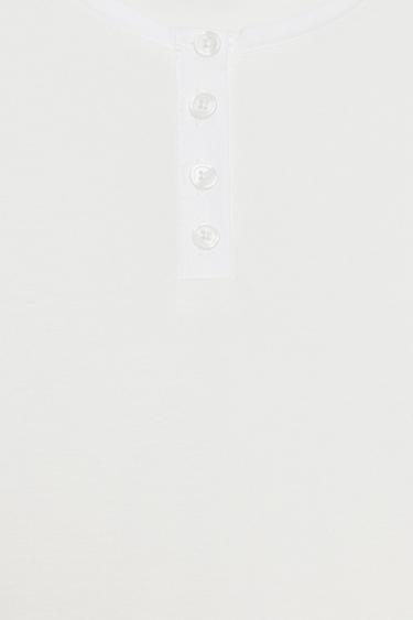 SHORT DRESS WITH BATWING SLEEVES - White by Zara - Image 8