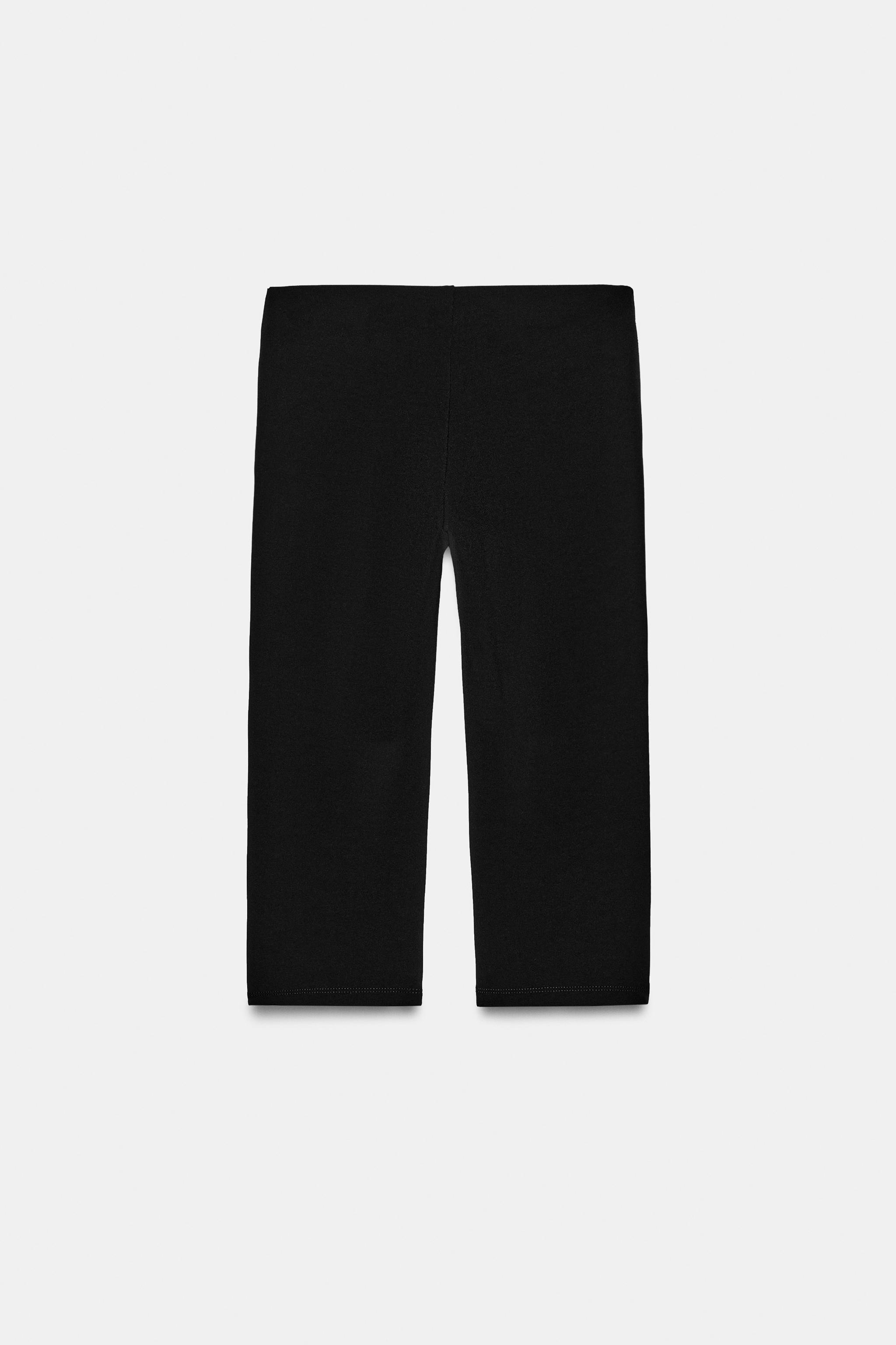CONTRAST STITCH CAPRI PANTS
