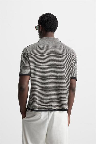 CHEMISE EN MAILLE RAYURES - Rayures de Zara - Image 2