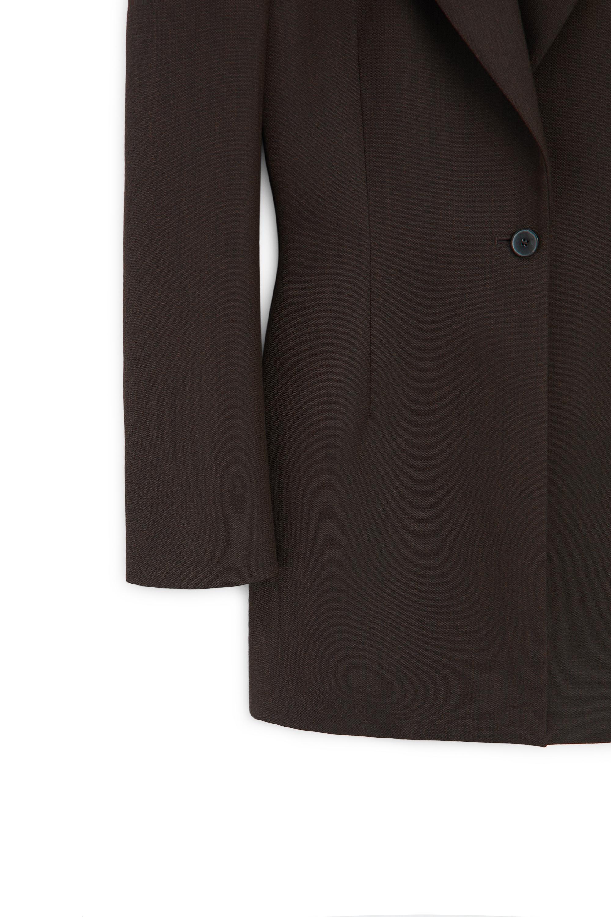 100% wool button detail blazer - LIMITED EDITION