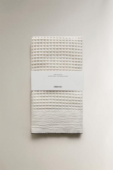 TORCHON WAFFLE - Écru de Zara - Image 3