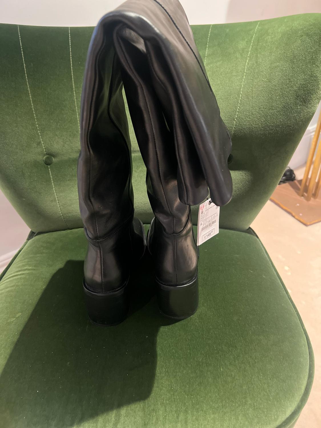 TALL LEATHER BOOTS - Image 7