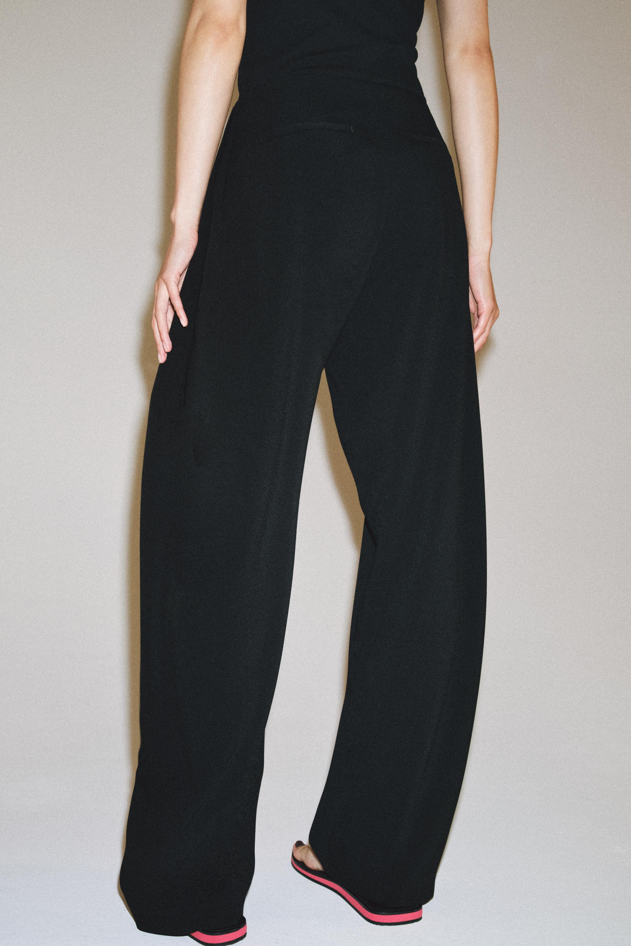ZW COLLECTION GENİŞ PAÇA PENSLİ PANTOLON - Görsel 3