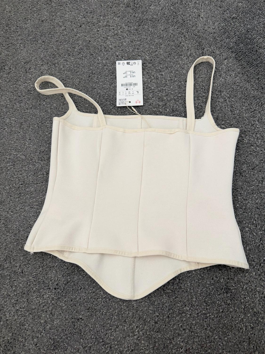 STRETCH CORSETRY-INSPIRED TOP - Image 4