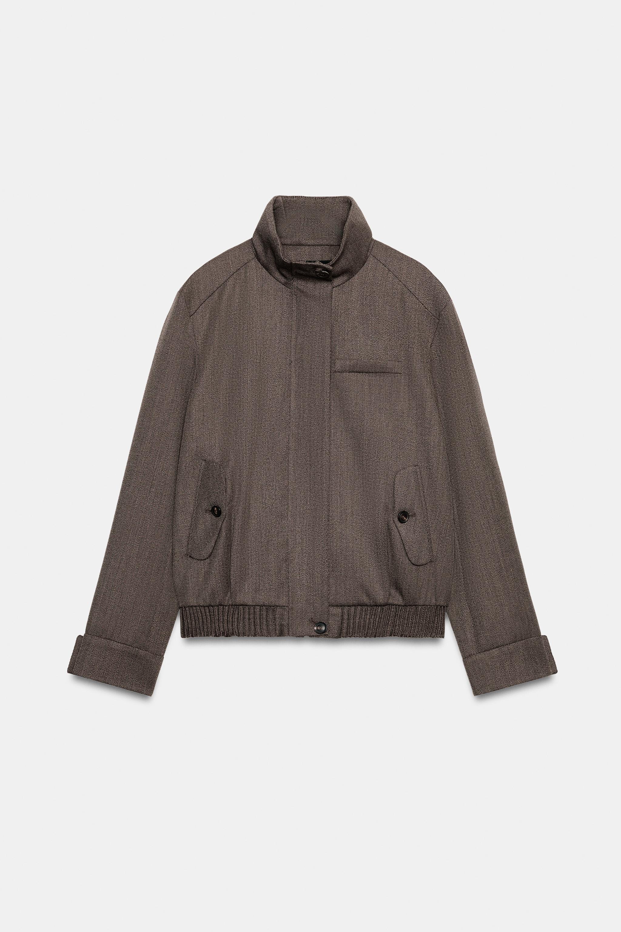WOOL-BLEND JACKET ZW COLLECTION