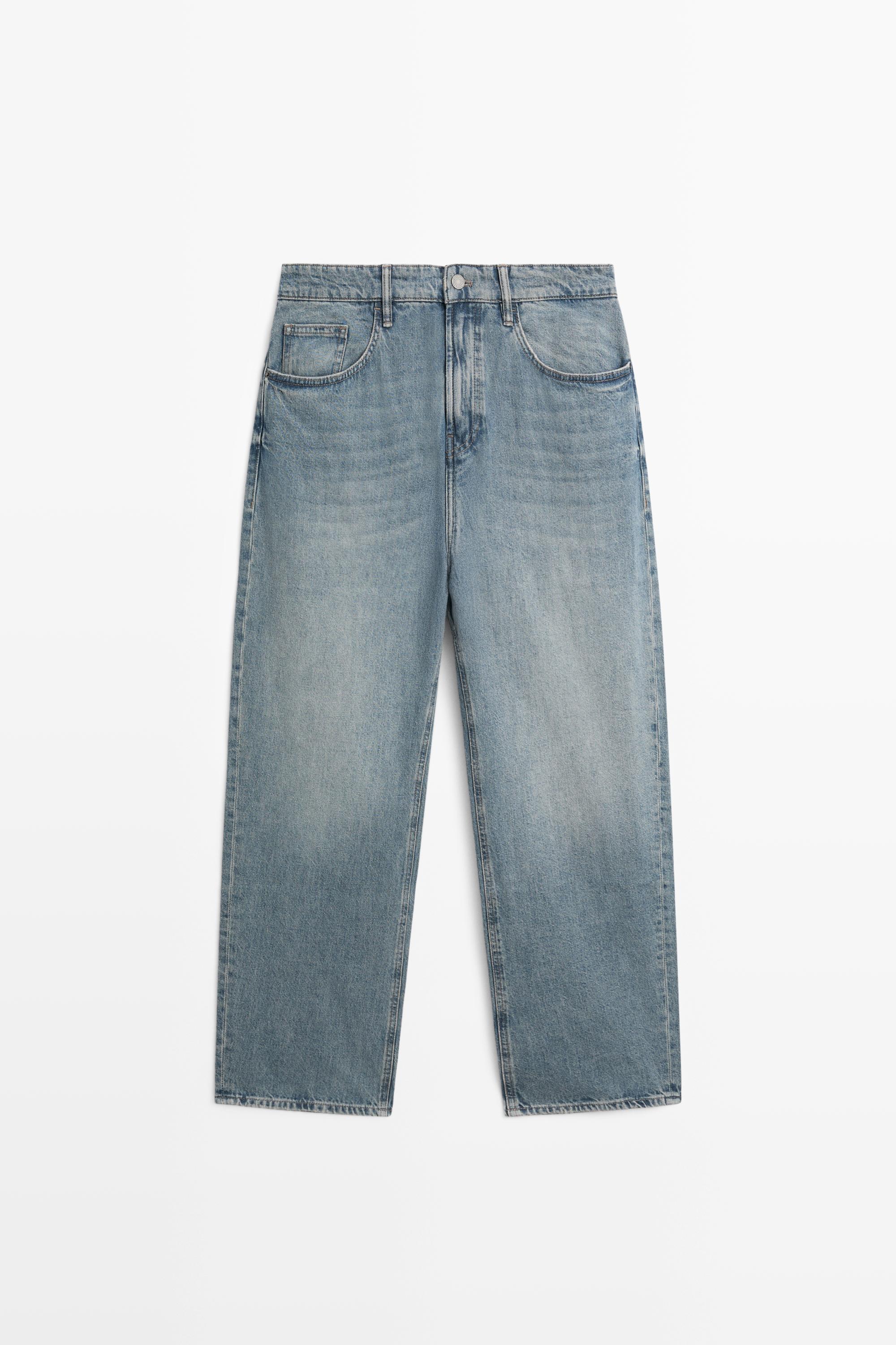 Barrel fit jeans — Indigo