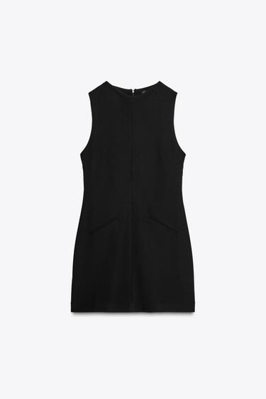 VESTIDO CORTO - Negro de Zara - Imagen 0