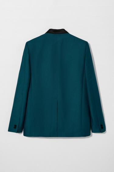CONTRAST DINNER JACKET BOBBY GILLESPIE X ZARA - Green / Blue by Zara - Image 2