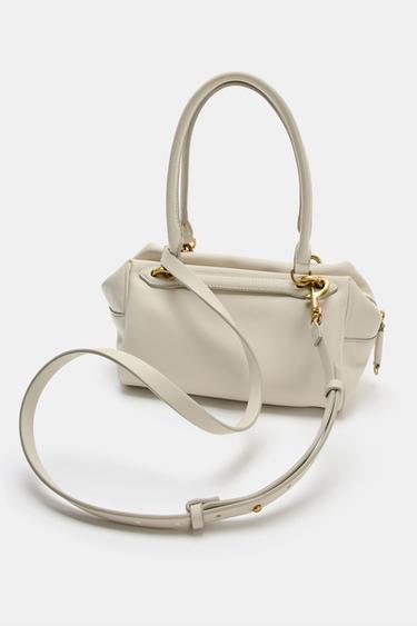 MINI BOWLING BAG - Ecru by Zara