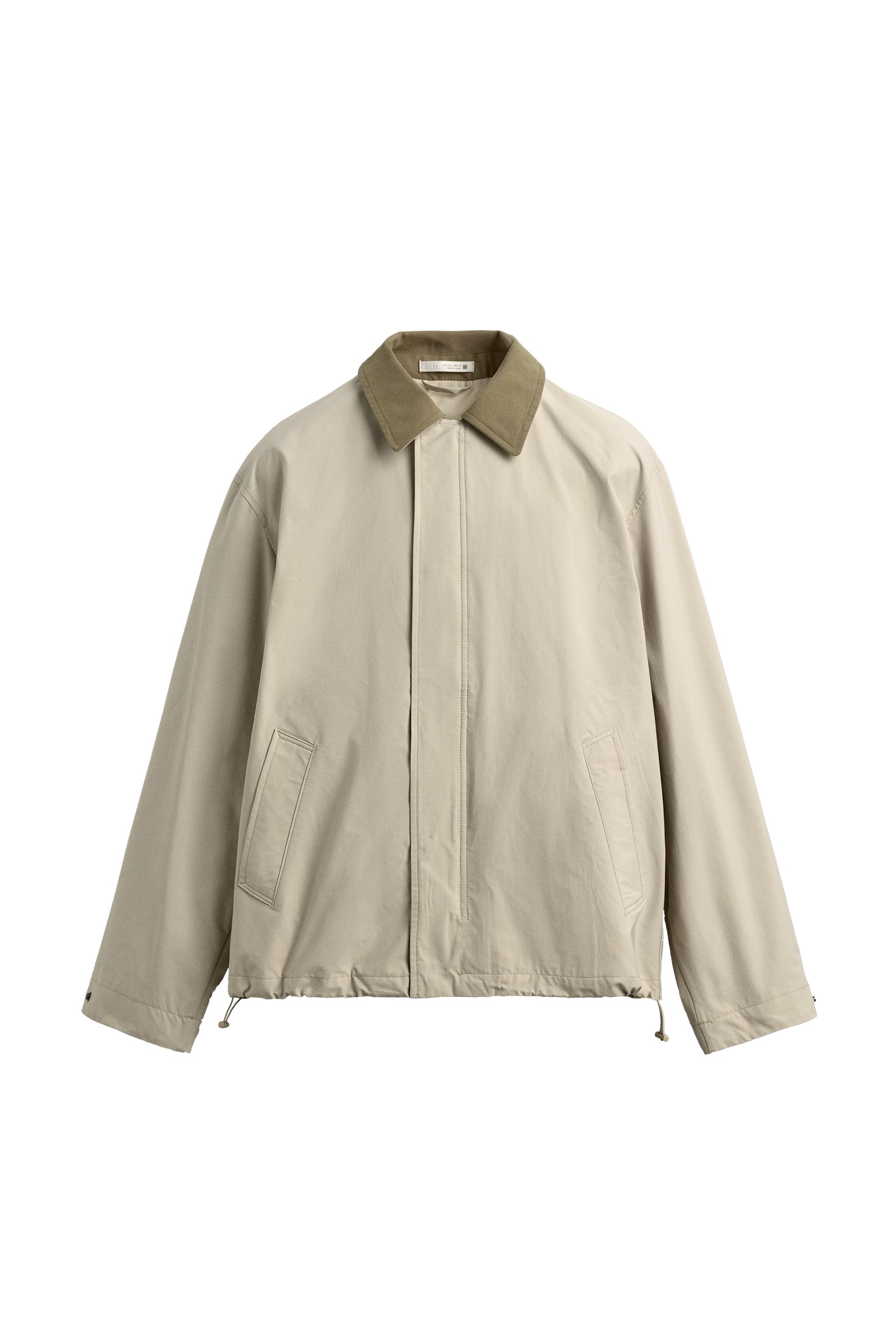 コントラストカラーテクニカルジャケット - アイス グレー | ZARA 