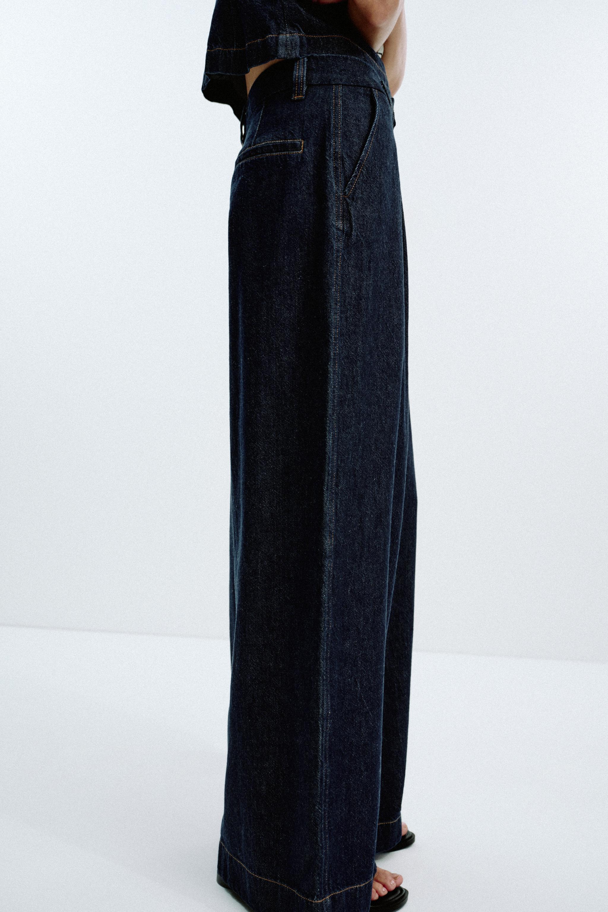 JEANS Z1975 WIDE LEG ミッドライズ - ブルー | ZARA Japan / 日本