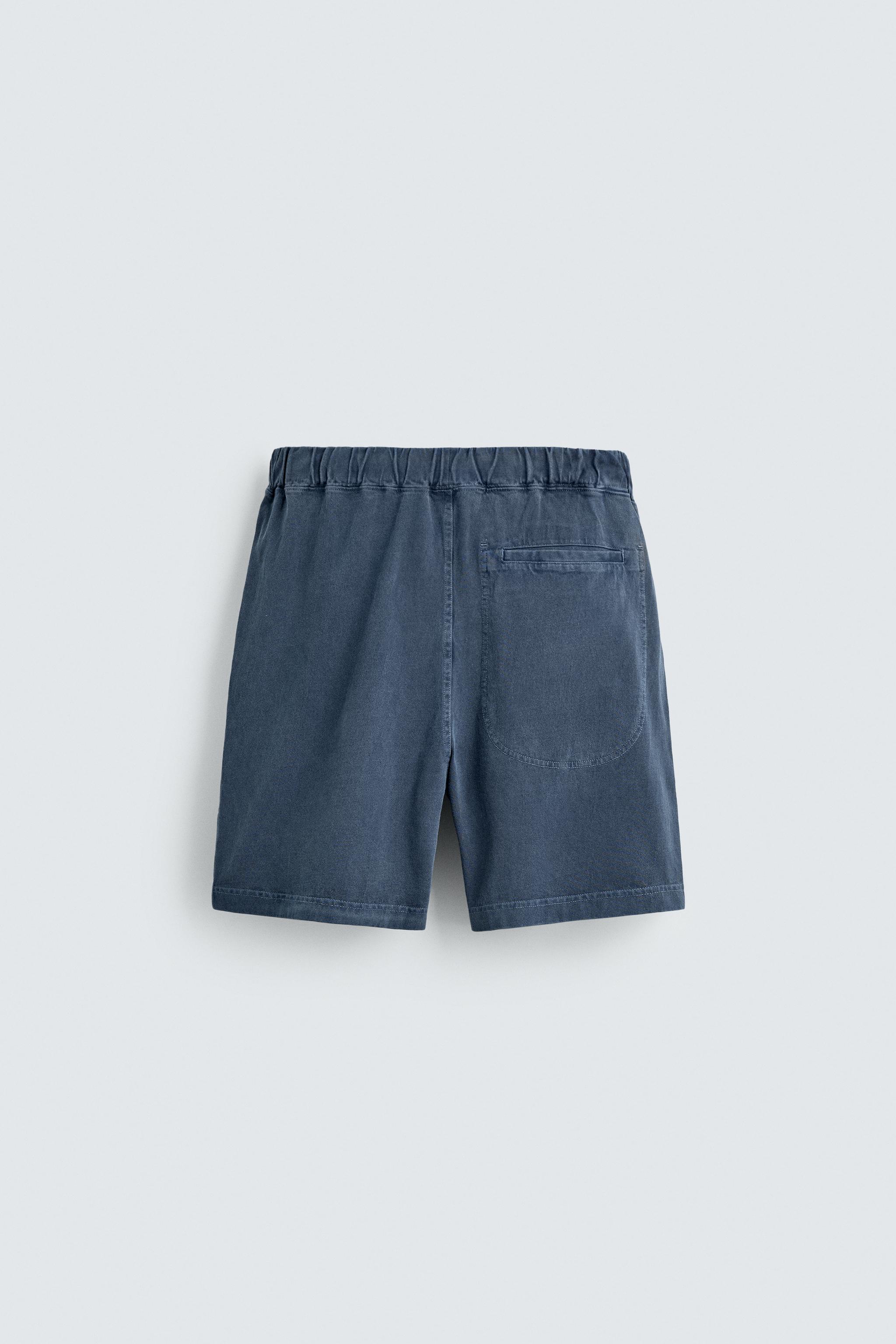 BERMUDA JOGGING EFFET DÉLAVÉ