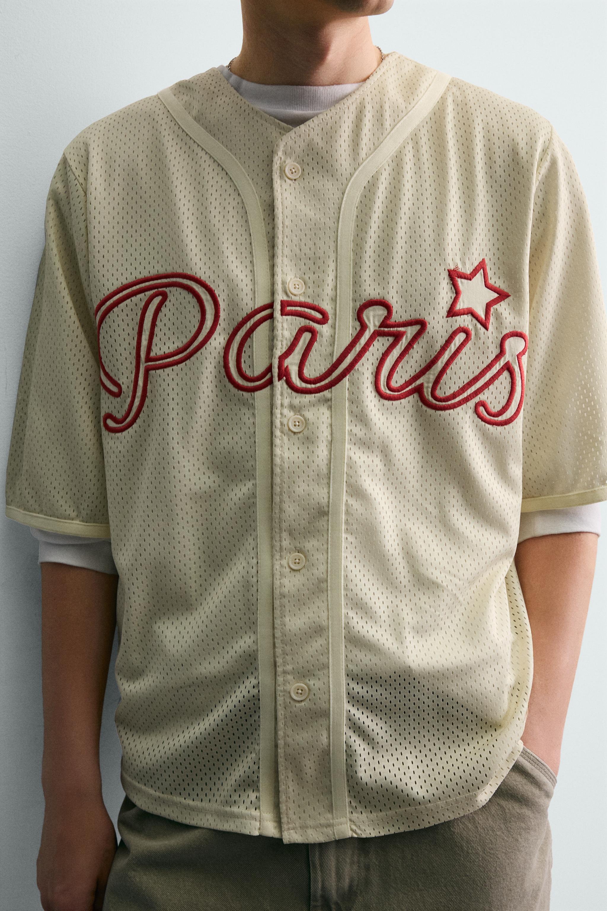 EMBROIDERED TEXTURED SHIRT