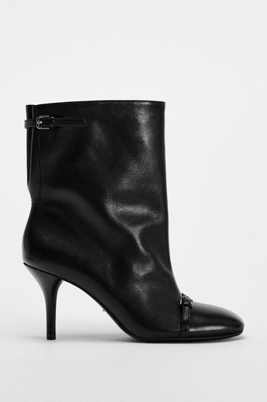 KOEN KOTNKOV BOTY SE KULATOU PRAKOU - Black by Zara