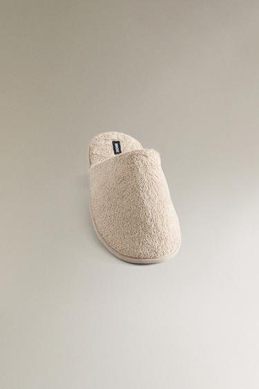 CHAUSSONS TISSU ÉPONGE SALLE DE BAINS - Sable de Zara - Image 4