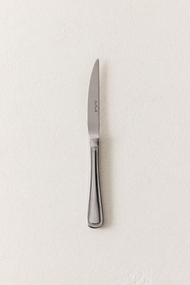 SHINY STEEL STEAK KNIFE - Steel by Zara