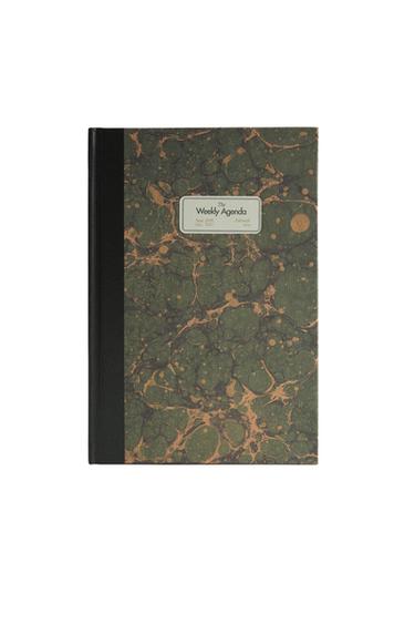 WEEKLY VIEW DIARY - Green by Zara