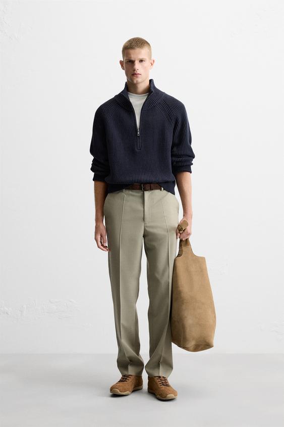JERSEY PERKINS CREMALLERA LIMITED EDITION - Marino | ZARA España