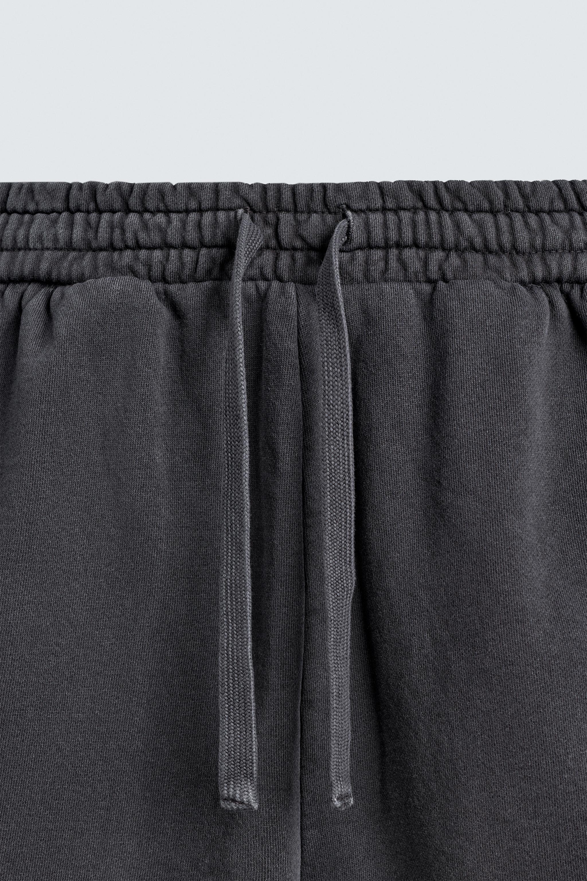 SHORT DE JOGGING BASIQUE DÉLAVÉ