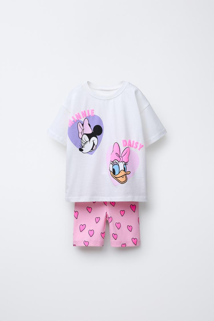 ミニーマウスとデイジーダック © ディズニー Tシャツとサイクリング  