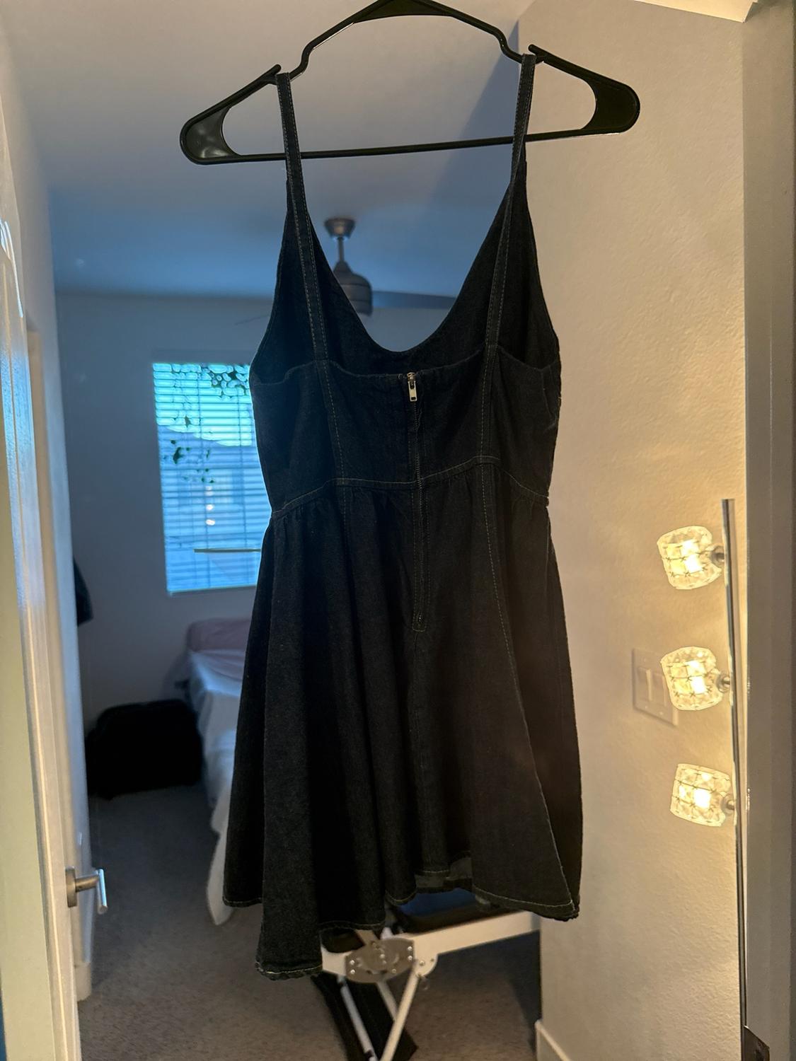 TRF DENIM SWING DRESS - Image 4