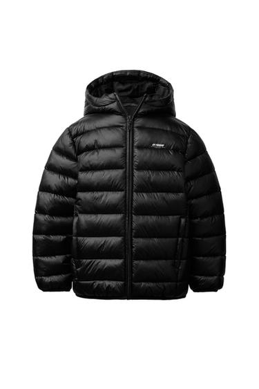 سترة خفيفة للغاية بكتابة - أسود by Zara