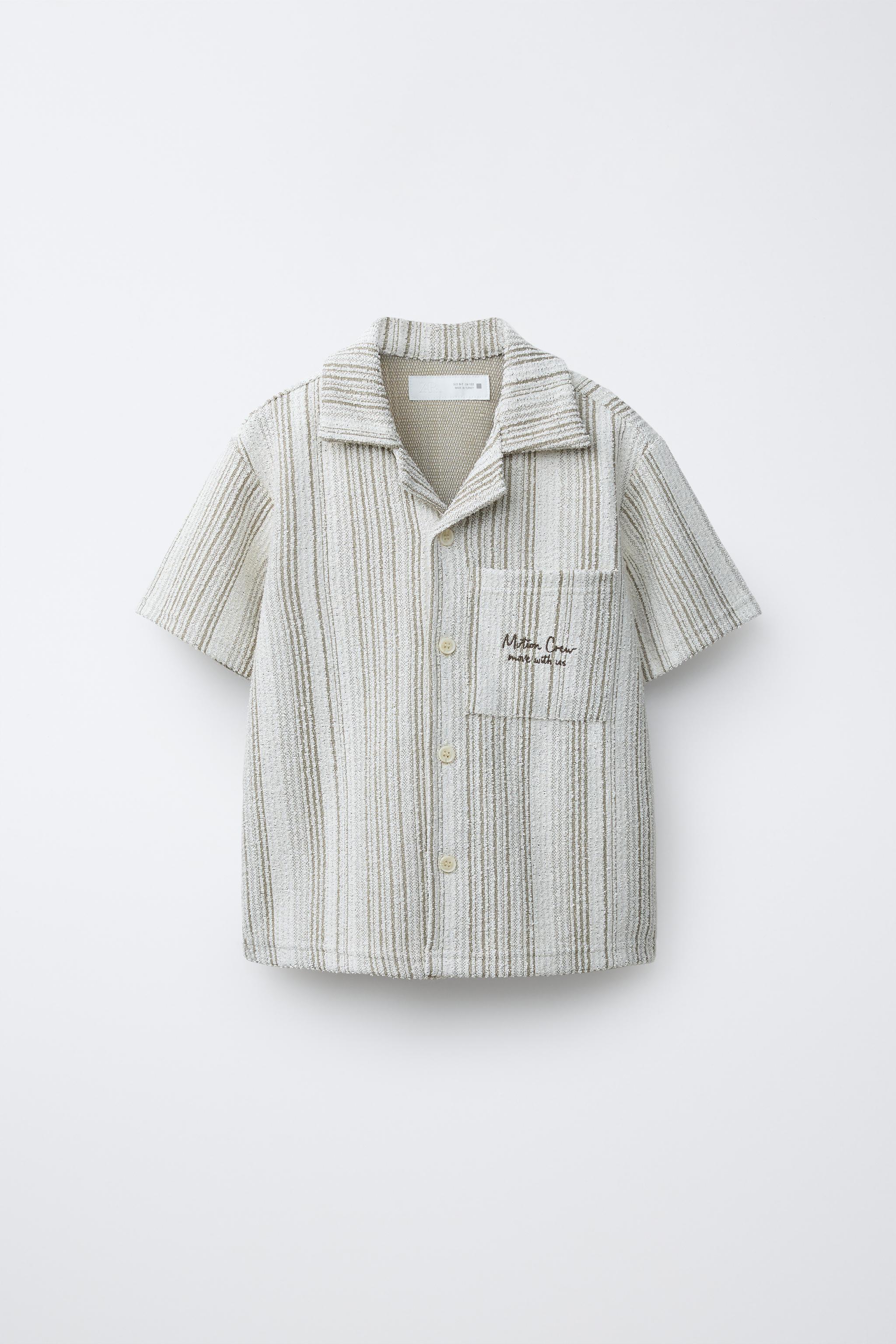 CHEMISE EN MAILLE À RAYURES