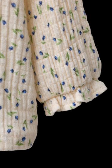 CAMISA TEXTURA FLORES - Crudo de Zara