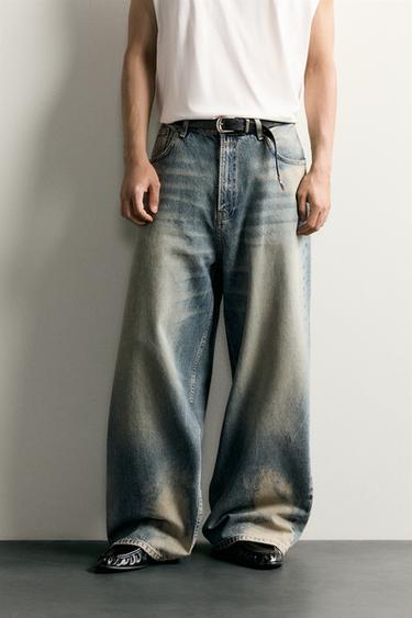 BAGGY FIT JEANS - Mid-blue by Zara